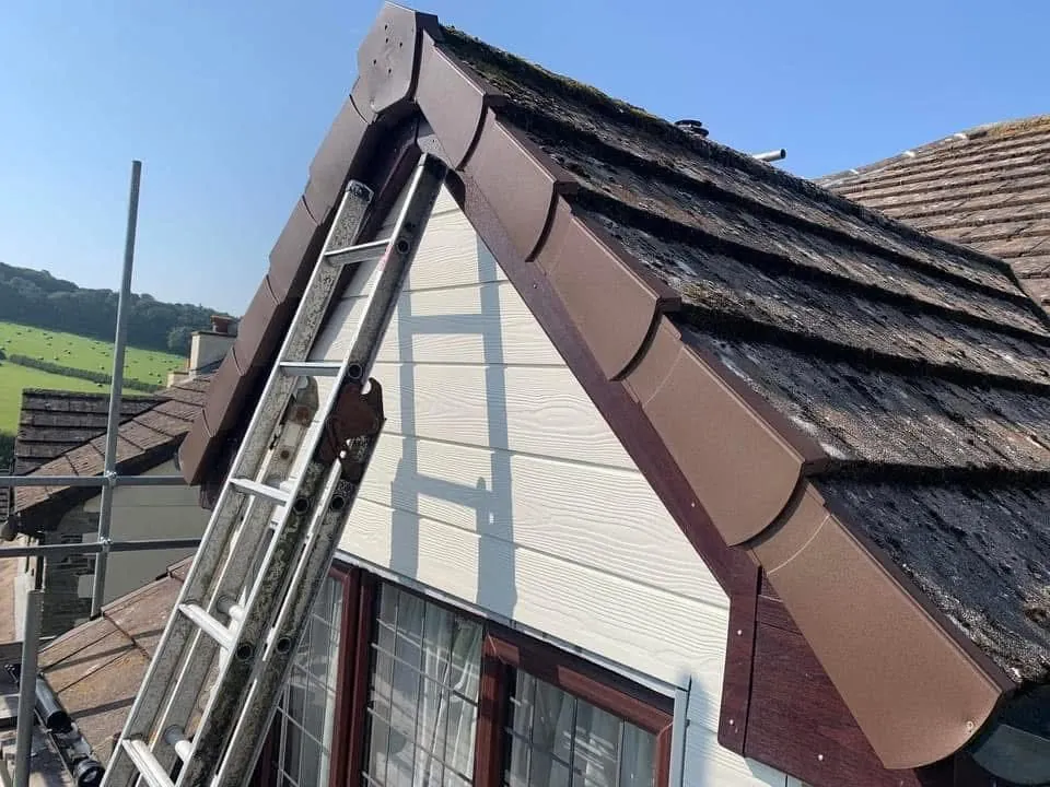 New fascias, bargeboards and guttering in Callington