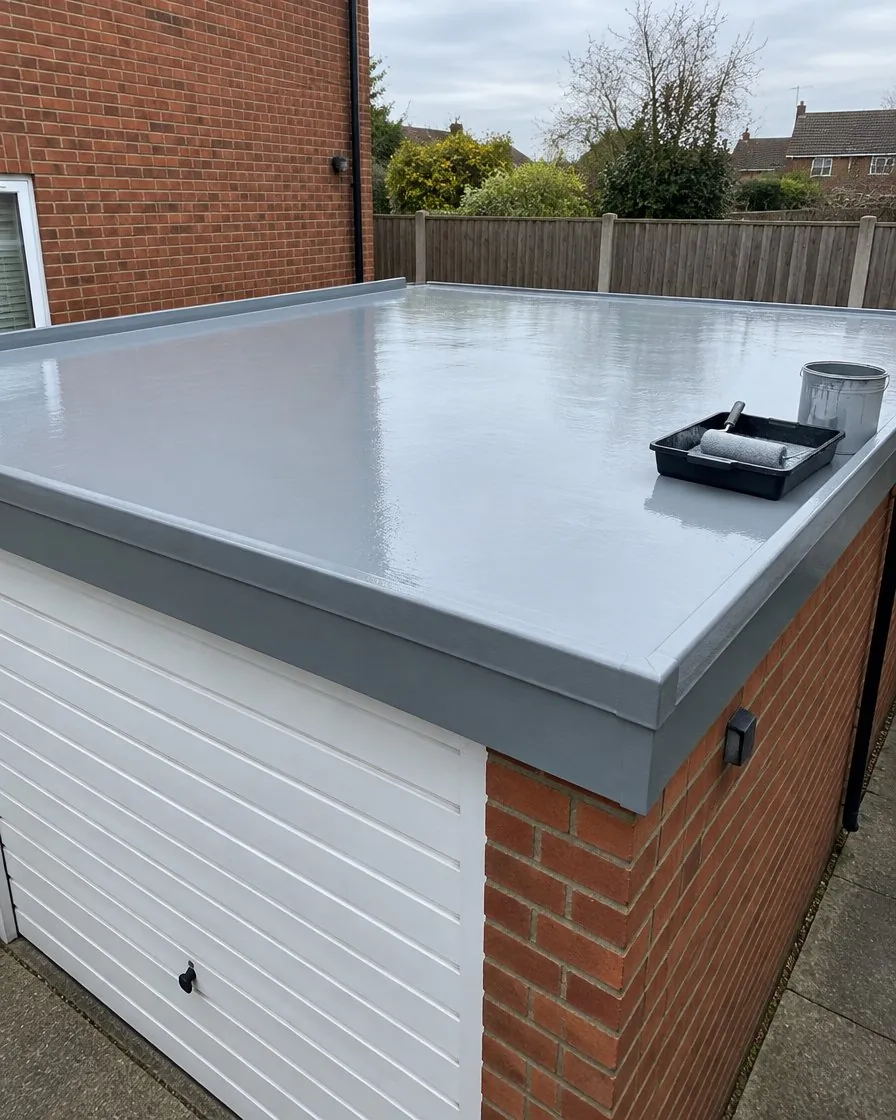 GRP fibreglass roofing in Callington